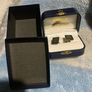 “Rare Find” Vintage “Modern Jewelers” Brushed 925 Sterling Silver Men’s Cufflink